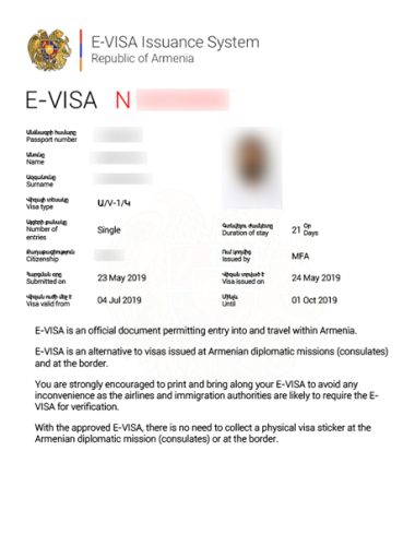 Armenia-visa template